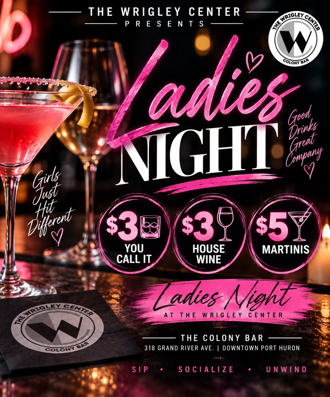 Ladies Night at The Wrigley Center