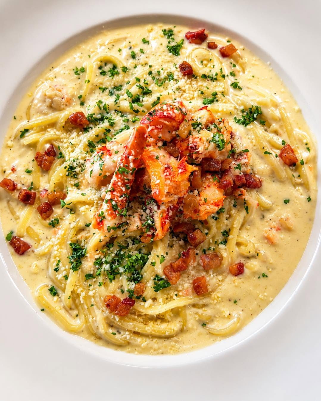 Lobster Linguine at Port Steak & Seafood